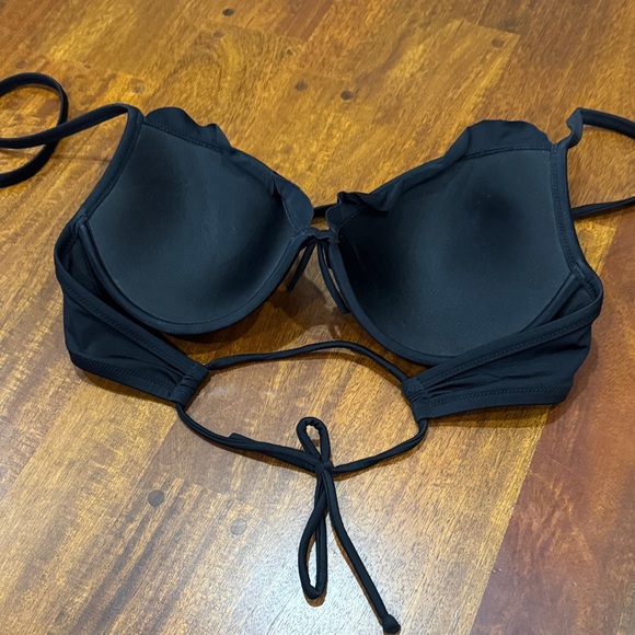 Victorias Secret Sexy Push-Up Black Halter Bikini Top size 36C - Picture 7 of 9